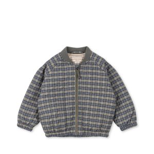 Bomber Juno Blue Check - Konges Sloejd