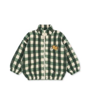 Chaqueta Teddy Jody Green Check - Konges Sloejd